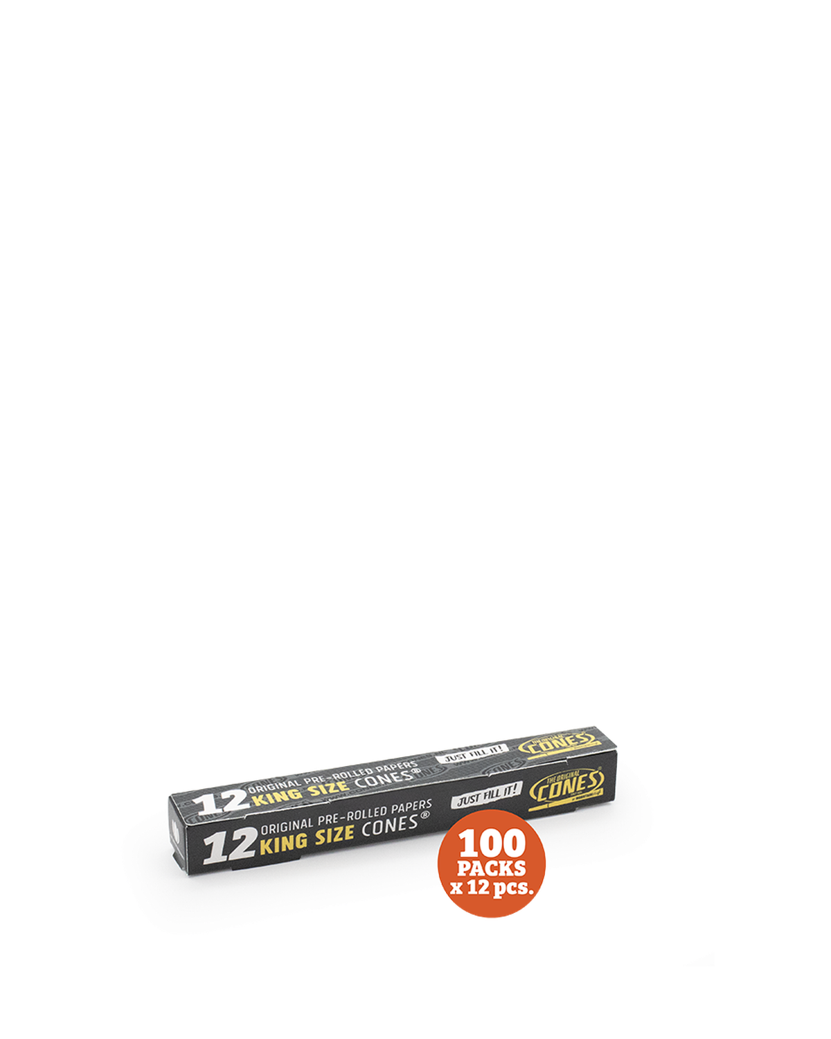 Original Pre rolled Cones® White Basic King Size 12pcs. - 100 Slideboxes x 12pcs. per Master Case
