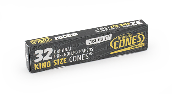 Conos Pre Enrollados Originales® Blancos Básico King Size, 32 uds.