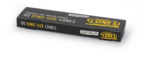 Original Pre rolled Cones® White Basic King Size 50pcs. - 100 boxes x 50pcs. per master case