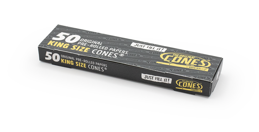 Conos® Preenrollados Originales Blanco Basic King Size 50uds. - 100 cajas x 50uds. por caja maestra