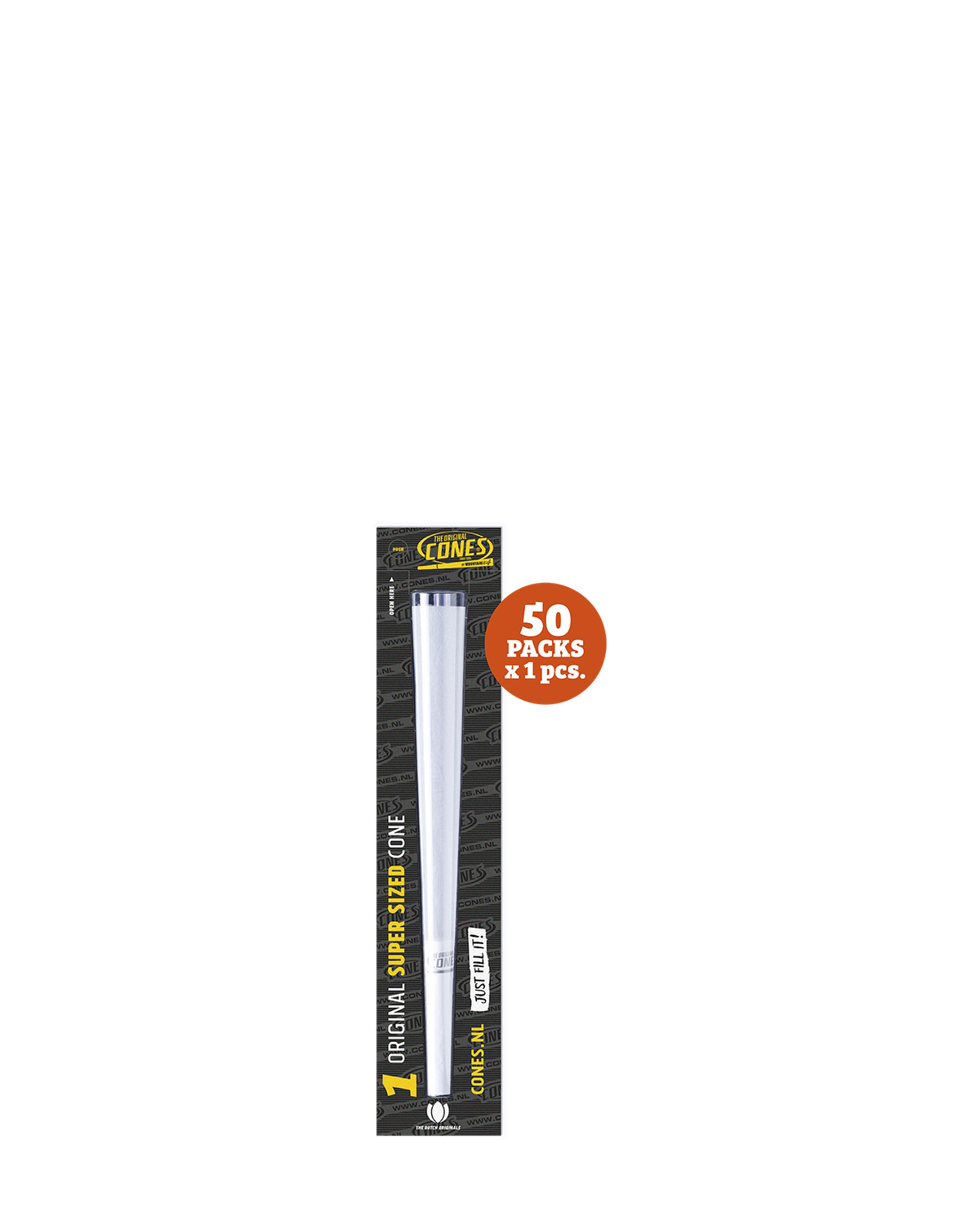 Original Pre Rolled Cones® White Super Sized 1pc. - 50 x 1pc. per Master Case
