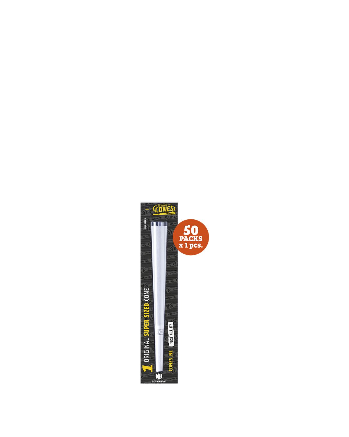 Original Pre Rolled Cones® White Super Sized 1pc. - 50 x 1pc. per Master Case