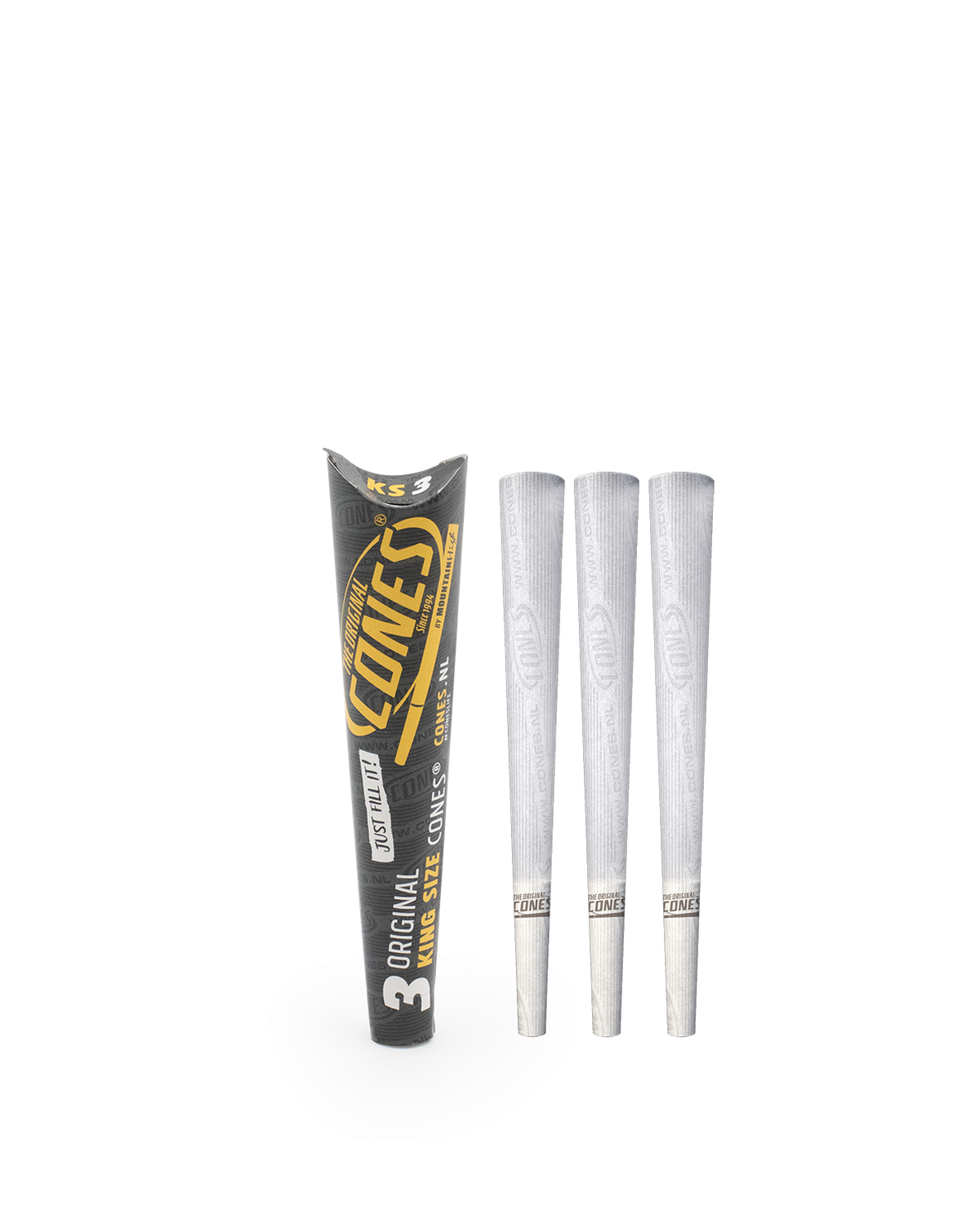 Original Pre rolled Cones® White King Size 3pcs. Paper Pack