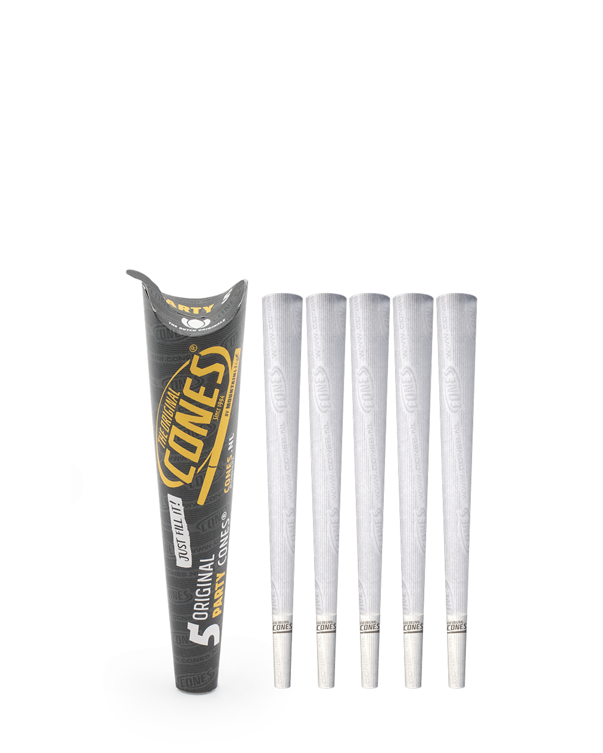 Original Pre rolled Cones® White Party 5pcs. Paper Pack