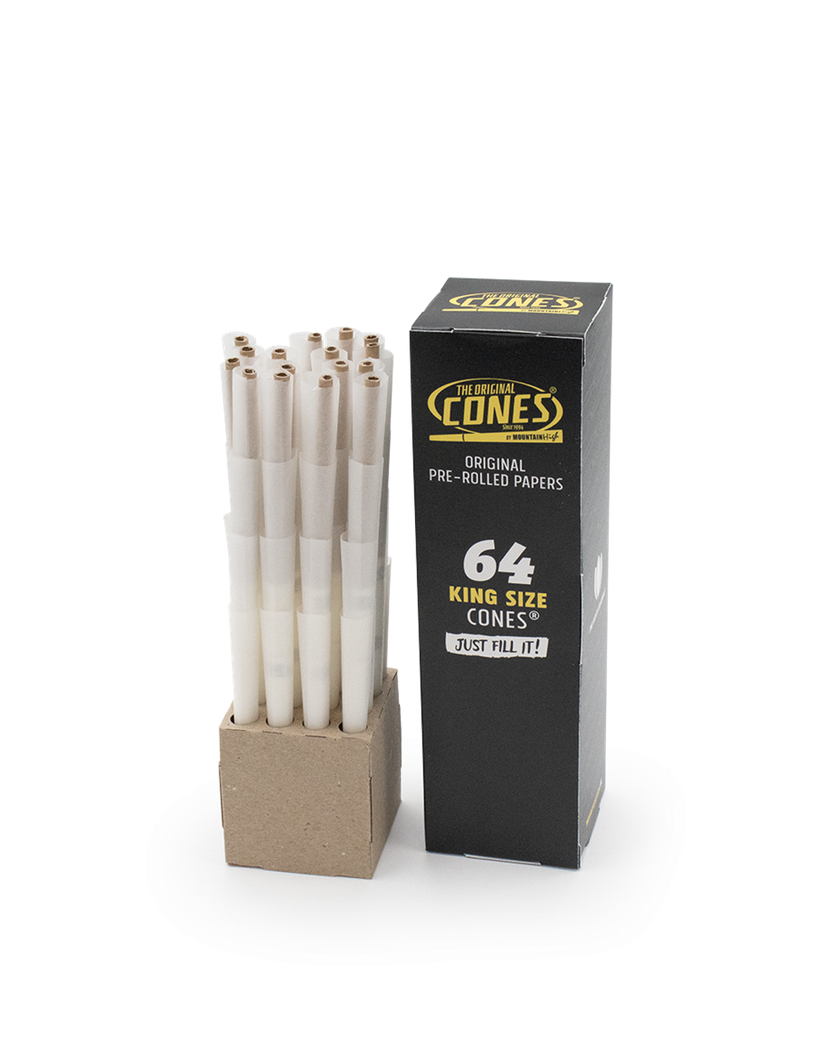 Orignal Pre Rolled Cones® White King Size 64pcs. Mini Bulk Box