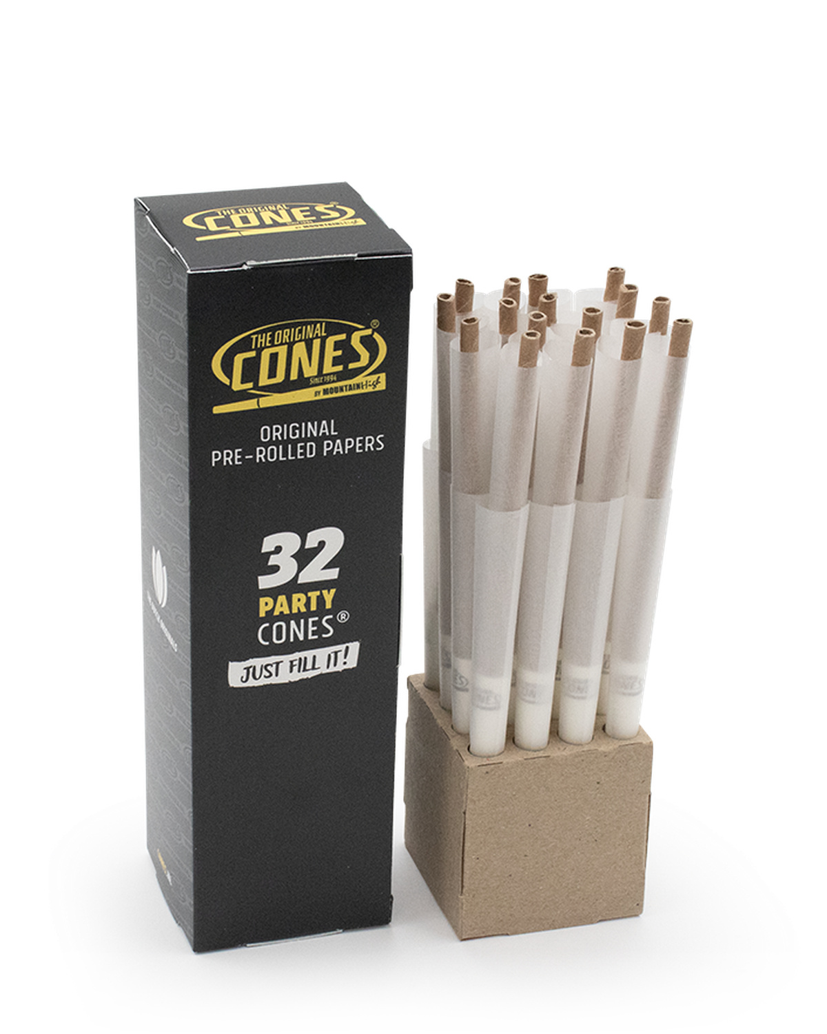 Original Pre Rolled Cones® White Party 32pcs. Mini Bulk Box