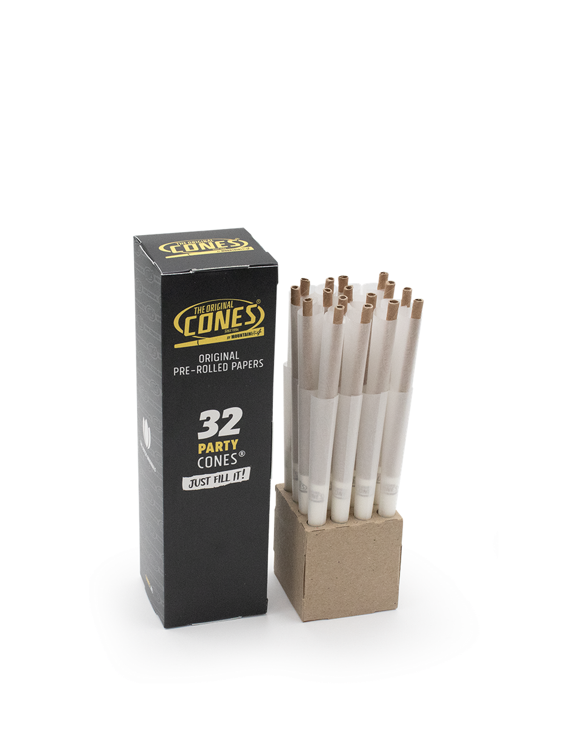 Original Pre Rolled Cones® White Party 32pcs. Mini Bulk Box