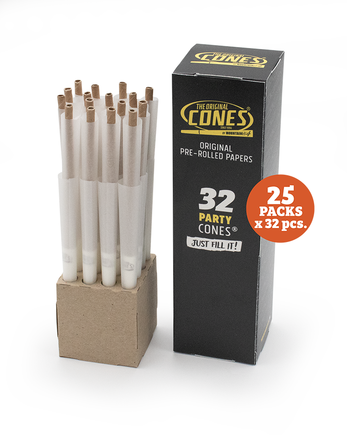 Original Pre Rolled Cones® White Party 32pcs. - 25 x 32pcs. per master case