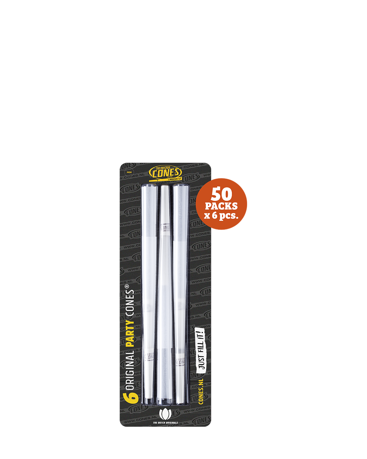 Original Pre Rolled Cones® White Party 3pcs. - 50 x 3pcs. per Master Case