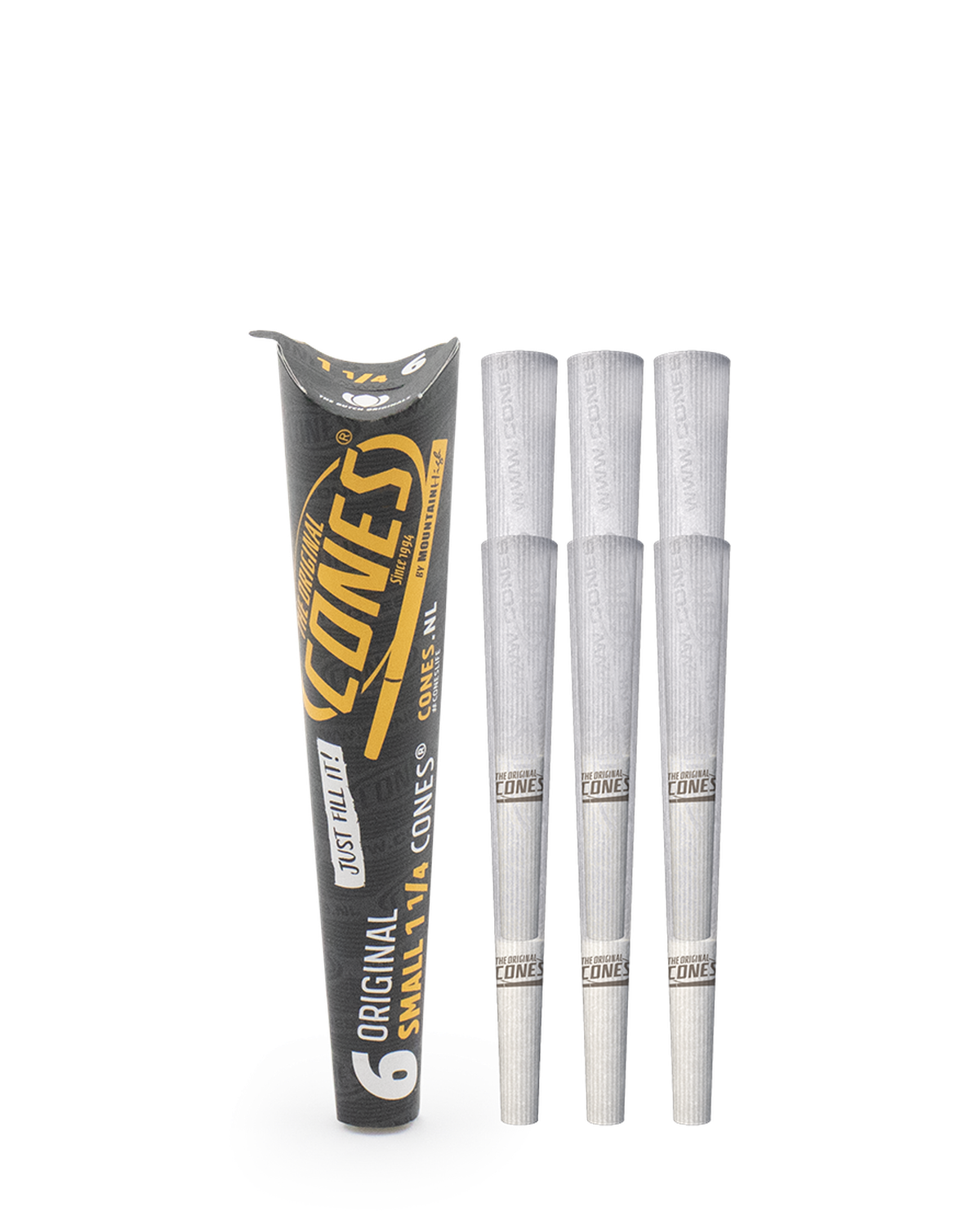 Original Pre rolled Cones® White Small 1¼ 6pcs. Paper Pack
