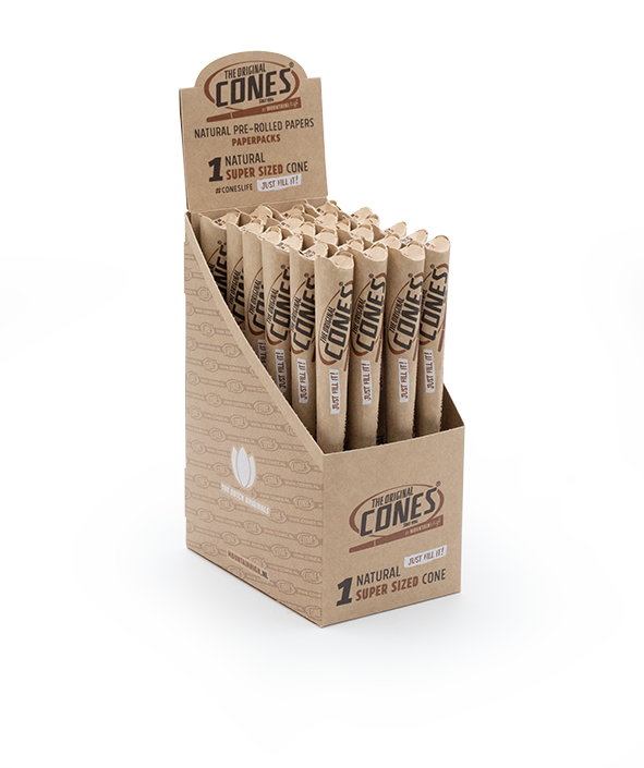 Paperpack Cones Natural Super Sized 1pc.