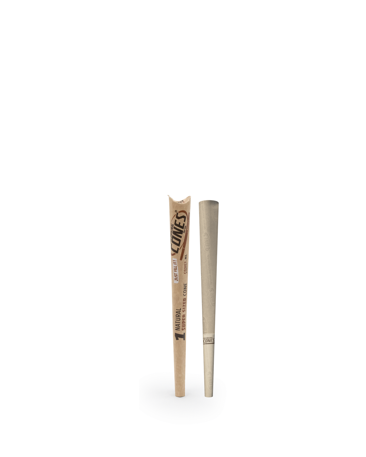 Cones Natural Super Sized 1pc. Paper Pack