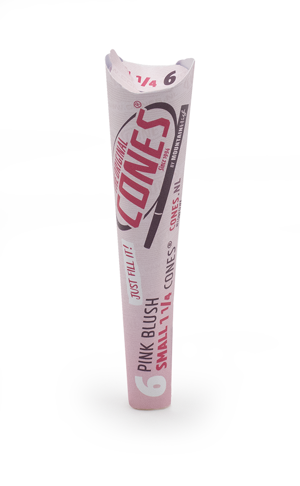 Pink Blush pre rolled Cones® Small 1¼ Size 6pcs. paper pack