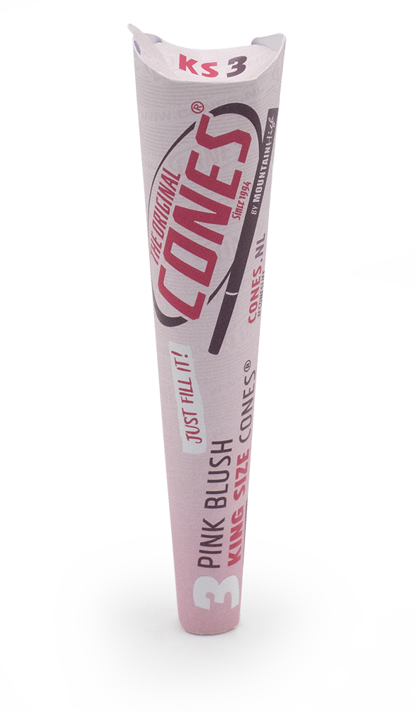 Pink Blush Pre Rolled Cones® King Size 3pcs. paper pack