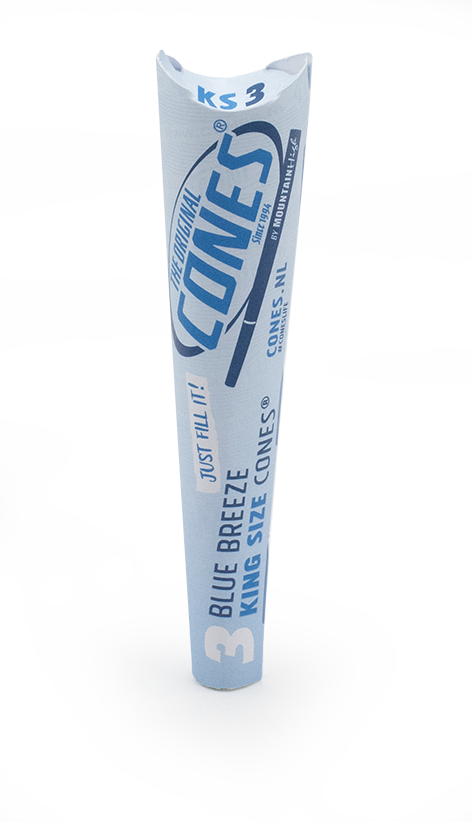 Blue Breeze Pre rolled Cones® King Size 3pcs. - Display contains 32 packs