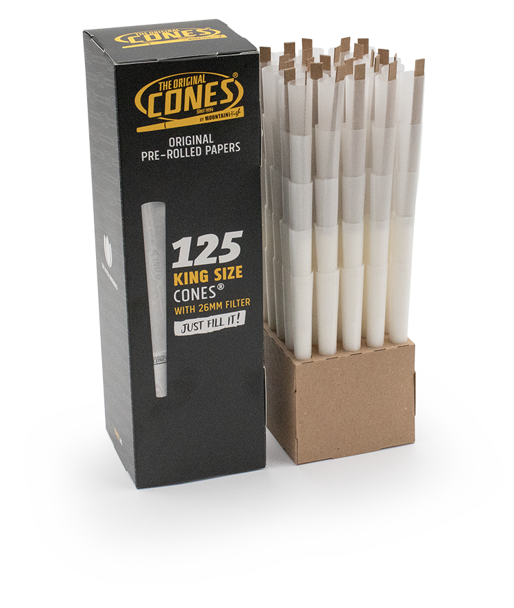 Original Pre Rolled Cones® White King Size 125pcs.