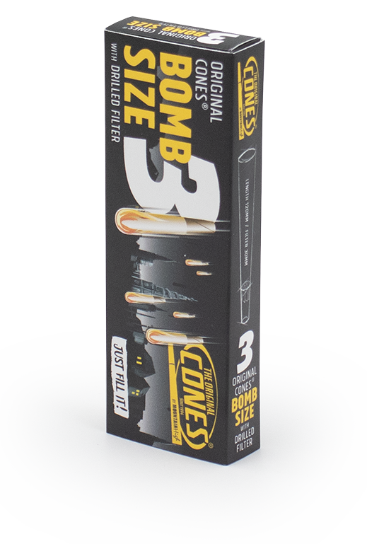 Original Pre Rolled Cones® White Bomb Size 3pcs.