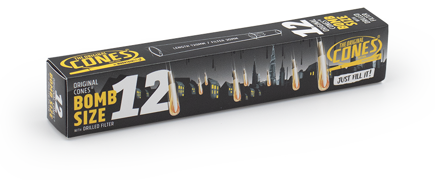 Original Pre Rolled Cones® White Bomb Size 12pcs.