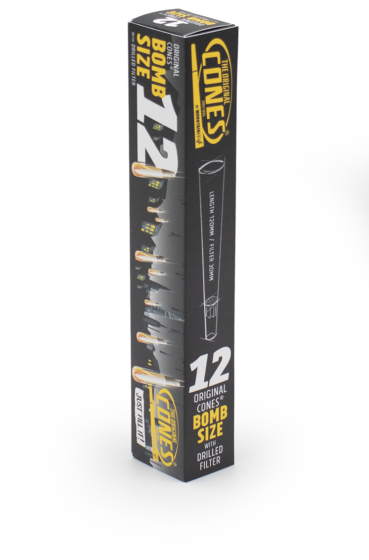 Original Pre Rolled Cones® White Bomb Size 12pcs.