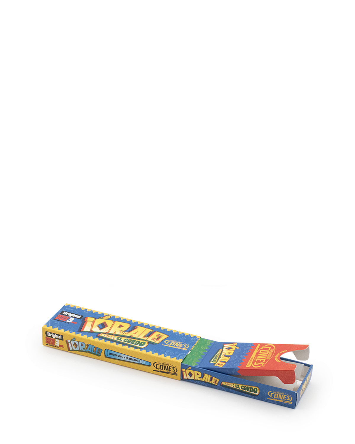 Original Pre Rolled Cones White Bomb Size Orale 3pcs. Slidebox