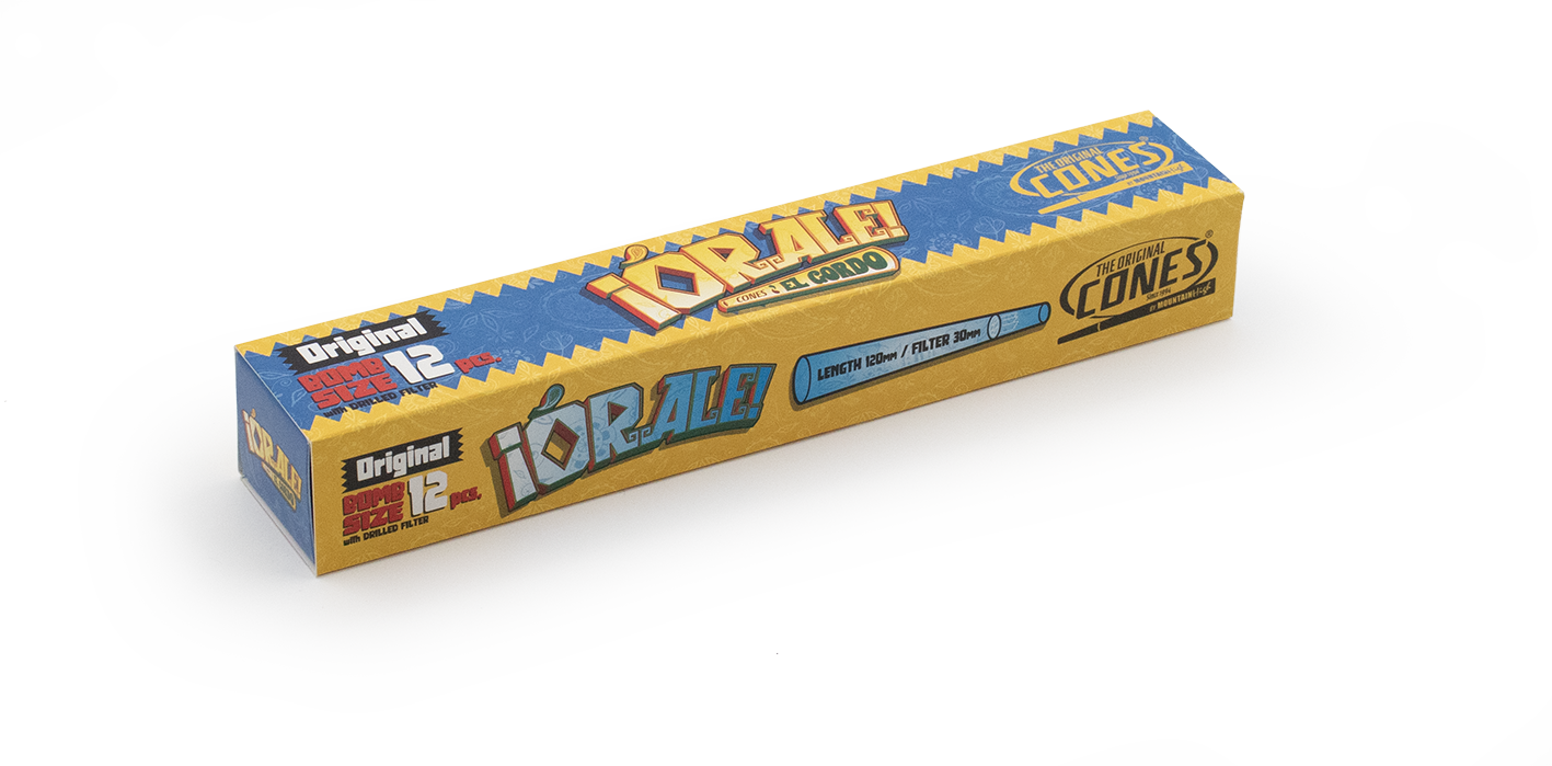 Original Pre Rolled Cones® White Bomb Size Orale 12pcs.