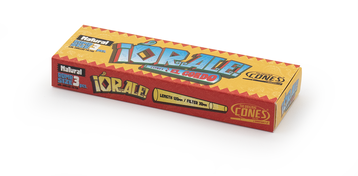 Natural Pre Rolled Cones® Brown Bomb Size Orale 3pcs.