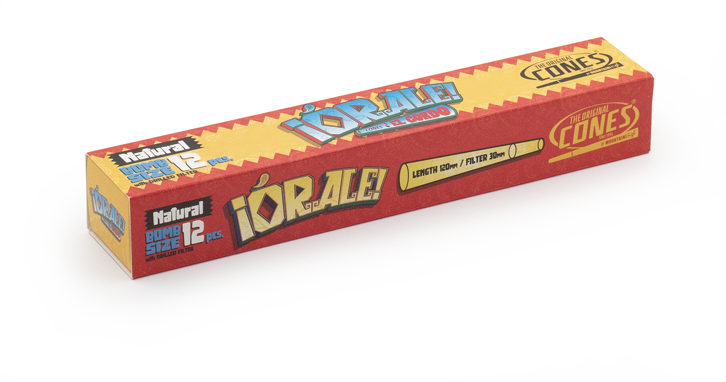 Natural Pre Rolled Cones® Brown Bomb Size Orale 12 pcs.
