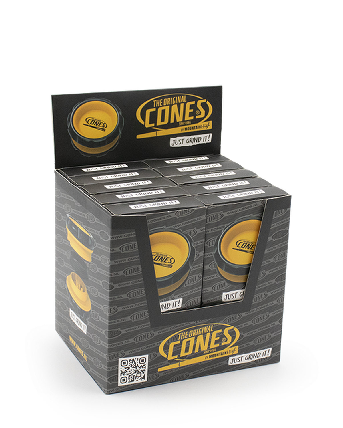 Grinder with Cones® logo - 12pcs. per display