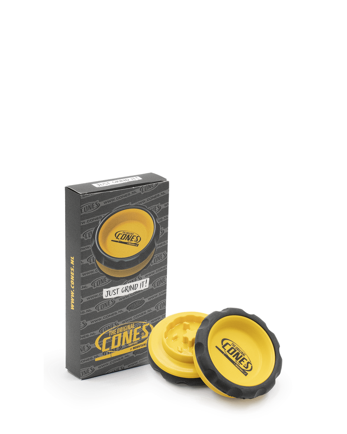 Grinder with Cones® logo