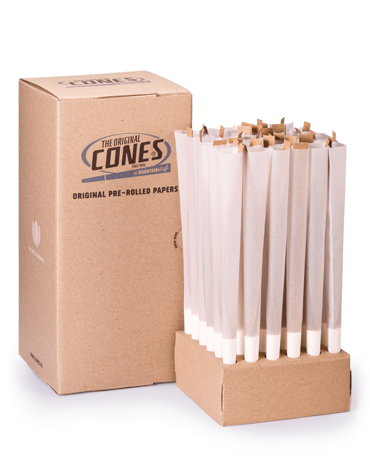 Original Pre Rolled Cones® White Giga 280/88 - Bulk Box contains 36pcs.