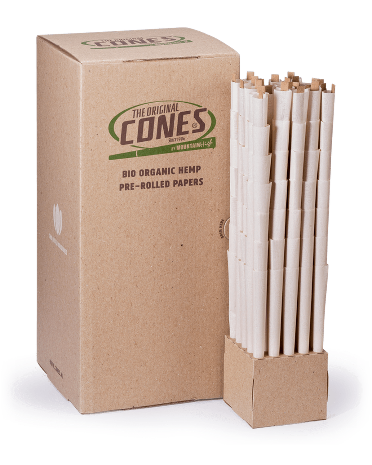Bio Organic Hemp Pre rolled Cones® Hemp Party 140/26 - Bulk box contains 700pcs.