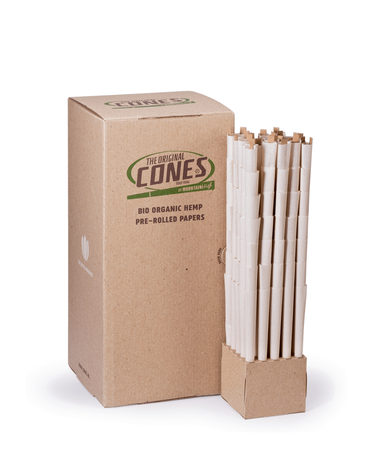 Bio Organic Hemp Pre rolled Cones® Hemp Party 140/26 - Bulk box contains 700pcs.