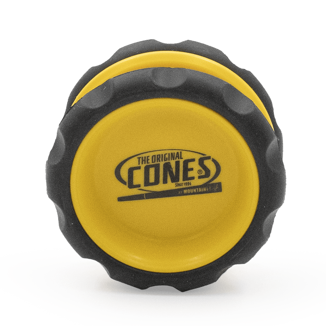 Grinder mit Kegel-Logo