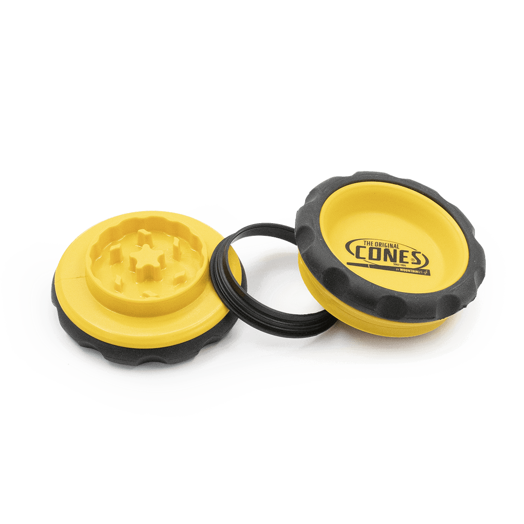Grinder mit Kegel-Logo