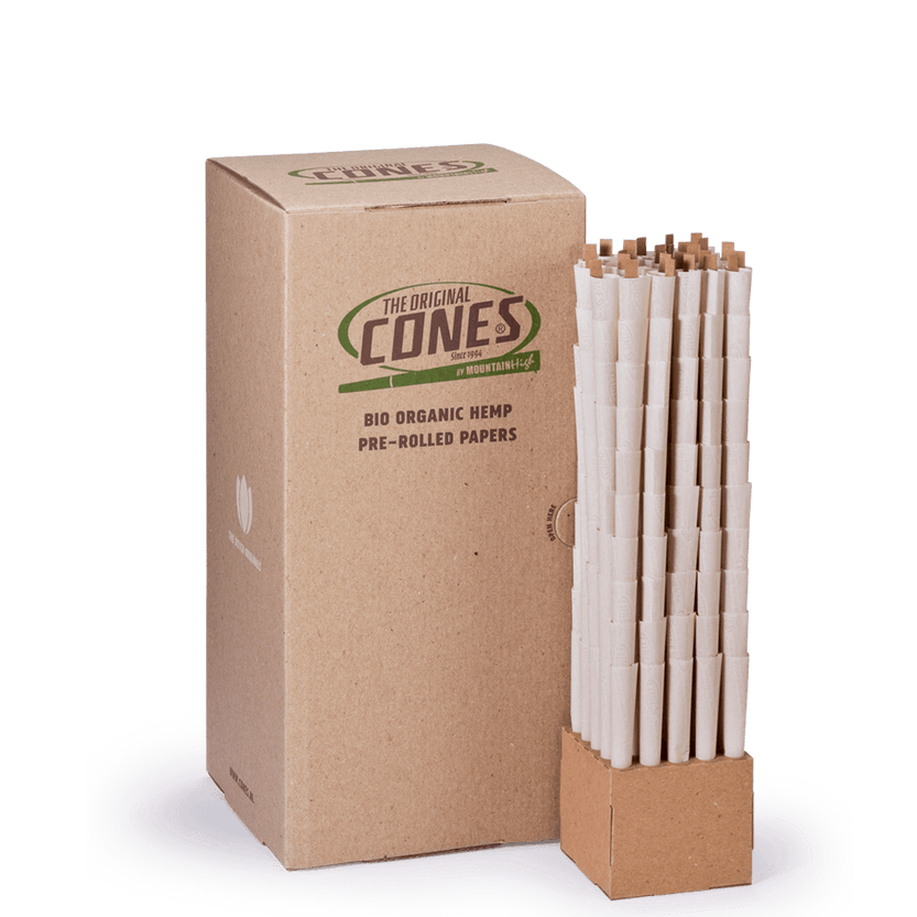 Bio Organic Hemp Cones® Hemp King Size - box contains 1000pcs.
