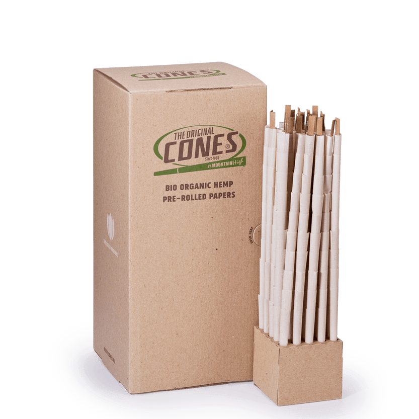 Bio Organic Hemp Pre Rolled Cones® Hemp Small - Box contains 1000pcs.