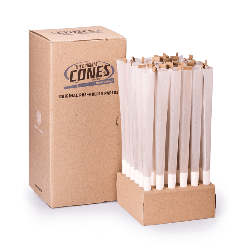 Original Pre Rolled Cones® White Giga - Box contains 36pcs.