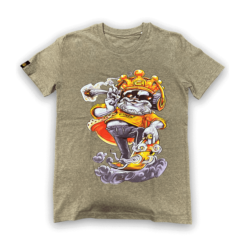 T-shirt unisex - Sand - King of Cones® - Size XS