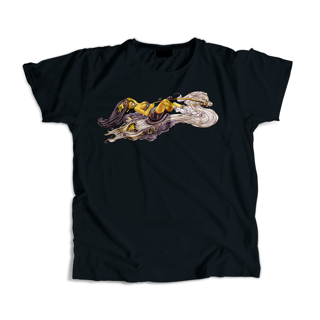 T-Shirt Unisex - Schwarz - Lady Cone - Größe M