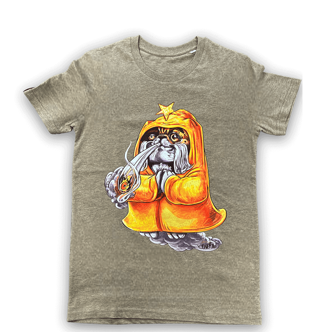 T-shirt unisex - Sand - Panda Tiger - Size XL