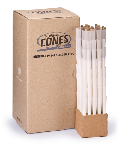 Original Pre-Rolled Cones® White King Size 109/26 - Bulk Box contains 800pcs.