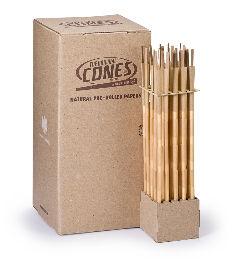 Natural Pre Rolled Cones® Brown Reefer 109/40 - Caja contiene 500 uds.