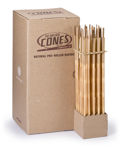 Natural Pre Rolled Cones® Brown Reefer 109/40 - Bulk Box contains 500 pcs.