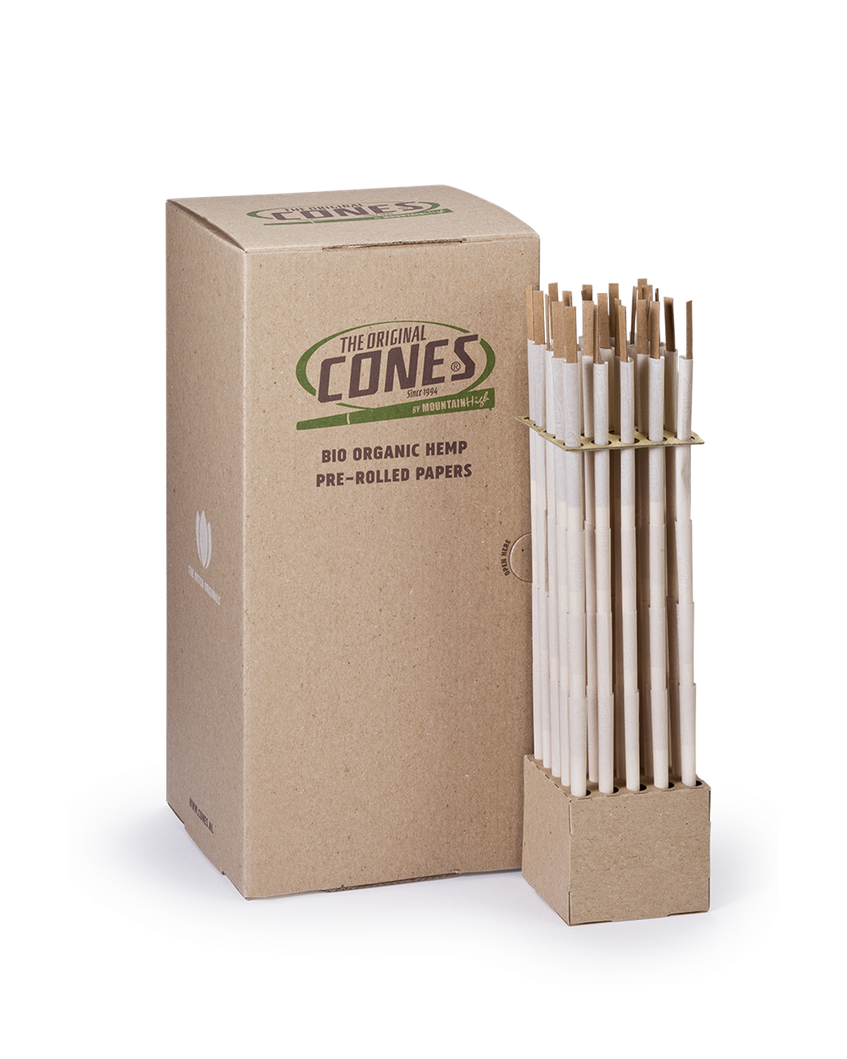 Bio Organic Hemp Pre rolled Cones® Hemp Reefer 109/40 - Bulk Box contains 500pcs.