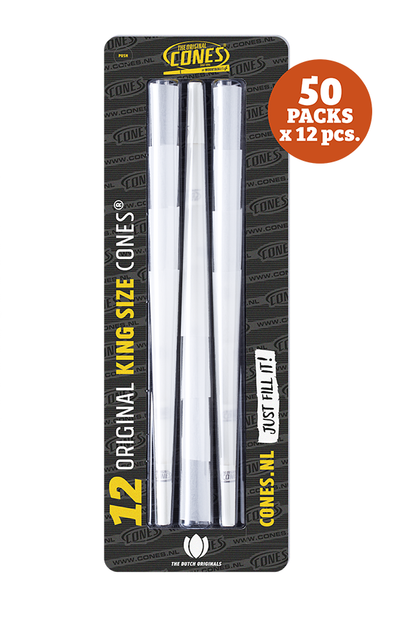 Original Pre Rolled Cones® White King Size 12 Stück - 50 x 12 Stück pro Umkarton