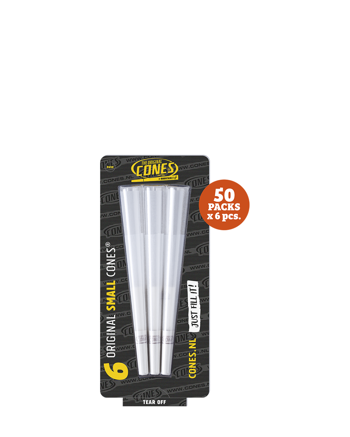 Original Pre Rolled Cones® White Small 1¼ Size 6pcs. - 50 x 6pcs. per Master Case