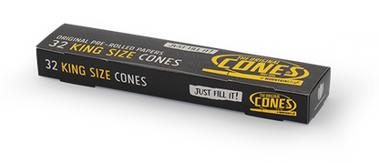 Conos Pre Enrollados Originales® Blanco Básico King Size 32uds. - 100 x 32 uds. por caja maestra