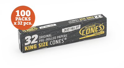 Original Pre Rolled Cones® White Basic King Size 32 Stück - 100 x 32 Stück pro Umkarton