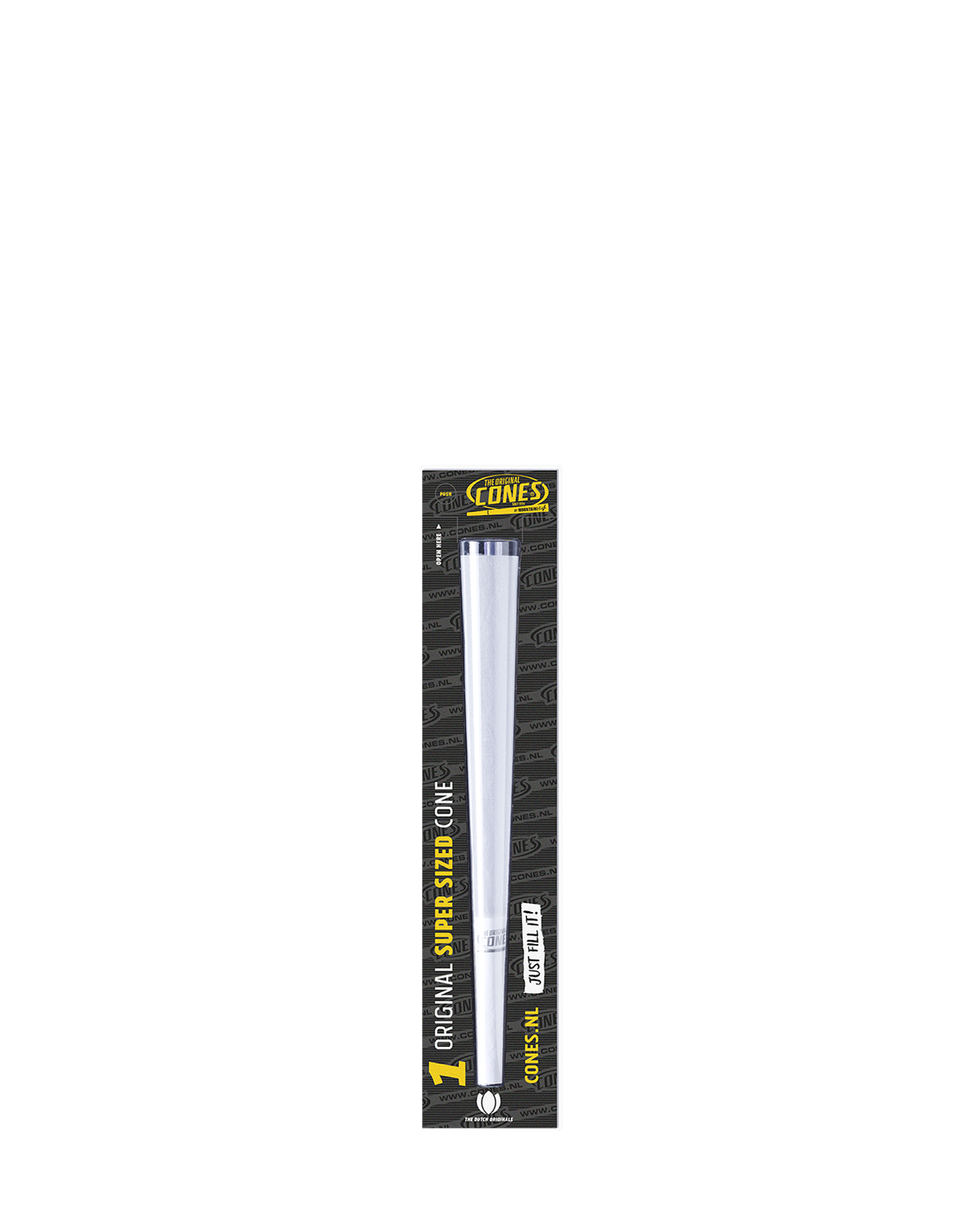 Original Pre Rolled Cones® White Super Sized 1pc. Blister Pack