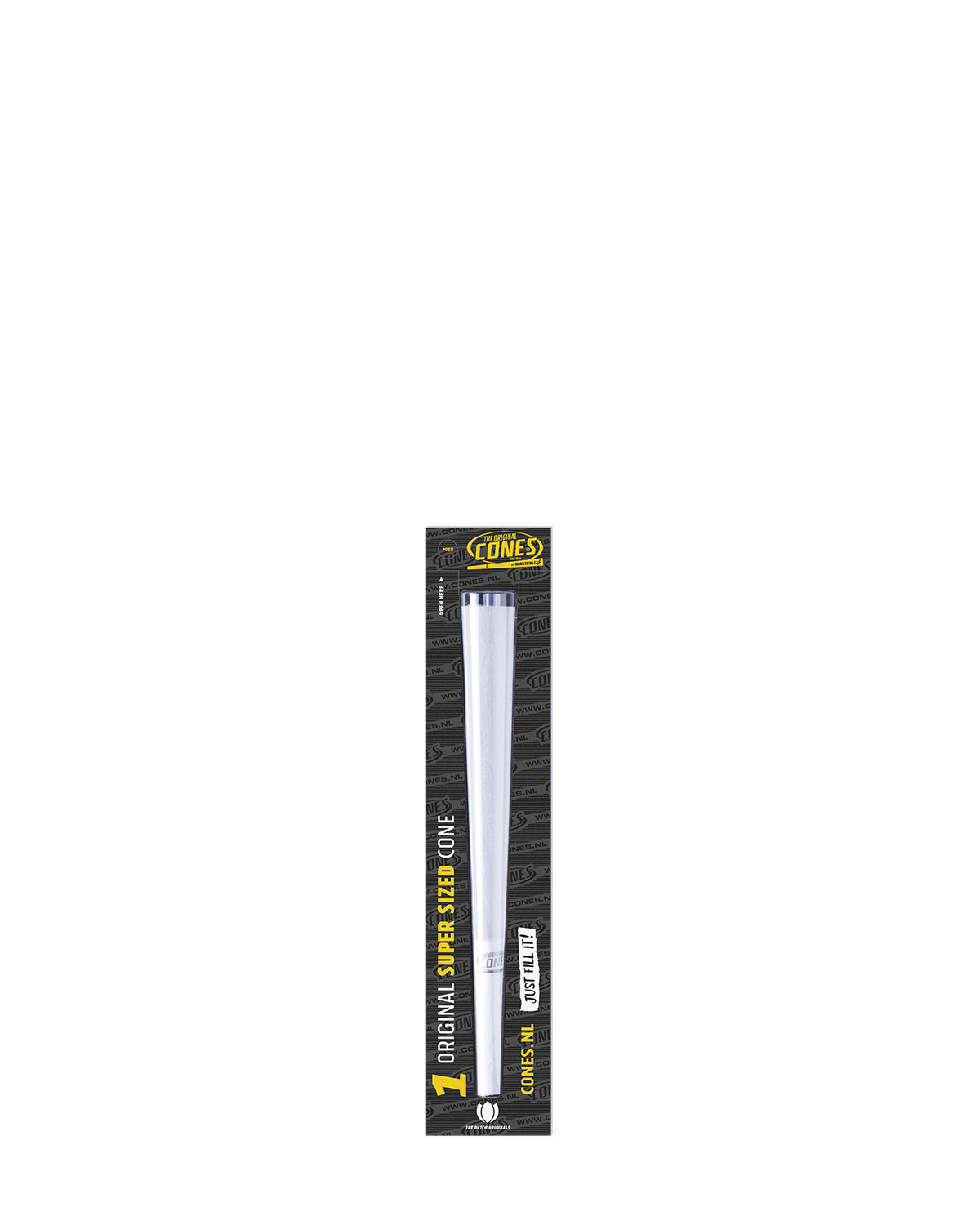Original Pre Rolled Cones® White Super Sized 1pc. Blister Pack